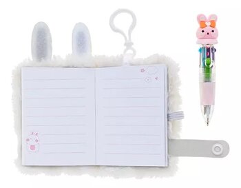 MINI CADERNO LOVE COELHO-BT C/1UN+CANETA