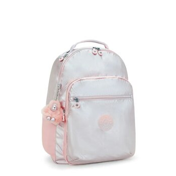 KIPLING SEOUL MOCHILA PRATA ICE METAL