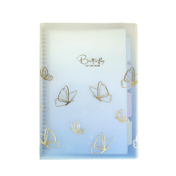 CADERNO COM DIVISORIA BUTTERFLY