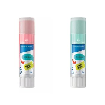COLA EM BASTAO COLORIDA - 10G FABER CASTELL