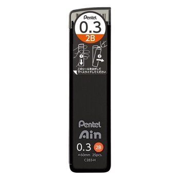 GRAFITE AIN 0.3MM 2B - PENTEL