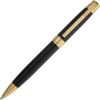 CANETA CROWN MASTER GOLD ESF PRETA