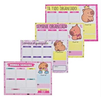 BLOCO ORGANIZADOR CAPIVARA