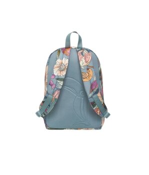 MOCHILA FARM XODO ROMANCE EM FLOR AZUL