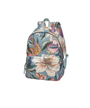 MOCHILA FARM XODO ROMANCE EM FLOR AZUL