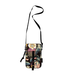 BOLSA FARM FERVO ROMANCE EM FLOR MARROM