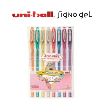 KIT CANETA GEL ANGELIC COLOR 0,7MM EST 8