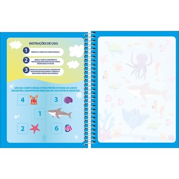 LIVRO MAGIC AGUA FUNDO MAR