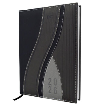 AGENDA EXECUTIVA MINI AZUL/MARROM ELEGANTE 2025