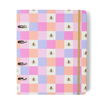 CADERNO CRIATIVO ARGOLADO MELISSA PAUTADO 17X24 CASINHA DAS ABELHAS