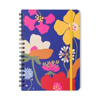 CADERNO ESPIRAL POLEN PAUTADO 17X24 AROMAS AZUL 1 MATERIA 80 FLS