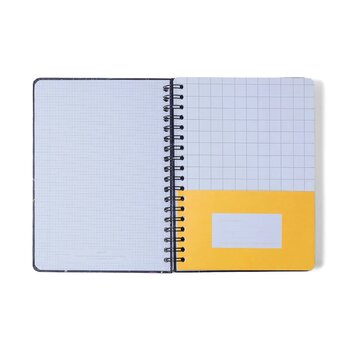 CADERNO ESPIRAL ASTRAL PAUTADO 17X24 MARE AZUL 10 MATERIAS 160 FLS