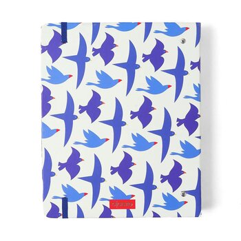 CADERNO CRIATIVO ARGOLADO LITORAL PAUTADO 17X24 REVOADA OFF WHITE