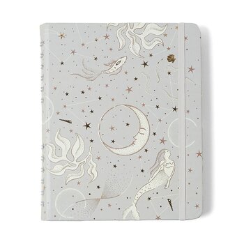 CADERNO ORGANIZADOR ASTRAL PAUTADO & PONTADO A5 MARE OFF WHITE