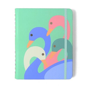 CADERNO ORGANIZADOR LAGOA PAUTADO & PONTADO A5 PEDALINHO