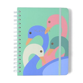PLANNER PERMANENTE WIRE-O LAGOA SEMANAL NOTAS A5 PEDALINHO