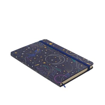 CADERNETA ASTRAL PONTADO 14X21 MARE AZUL