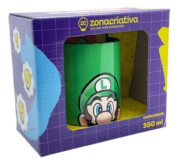 CANECA POP 350ML LUIGI FACE