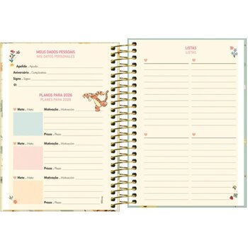 AGENDA ESP PLANNER POOH M7 TILIBRA