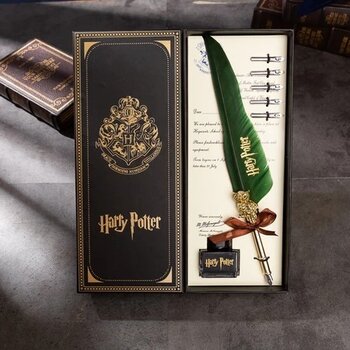 CANETA PENA TINTEIRA HARRY POTTER
