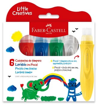 PINCEIS COM GUACHE L.CREATIVES