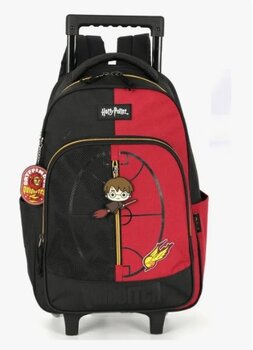MOCHILA COM RODAS HARRY POTTER PRETO