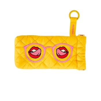 PORTA-OCULOS FARM SOLZAO CAMELO AMARELO